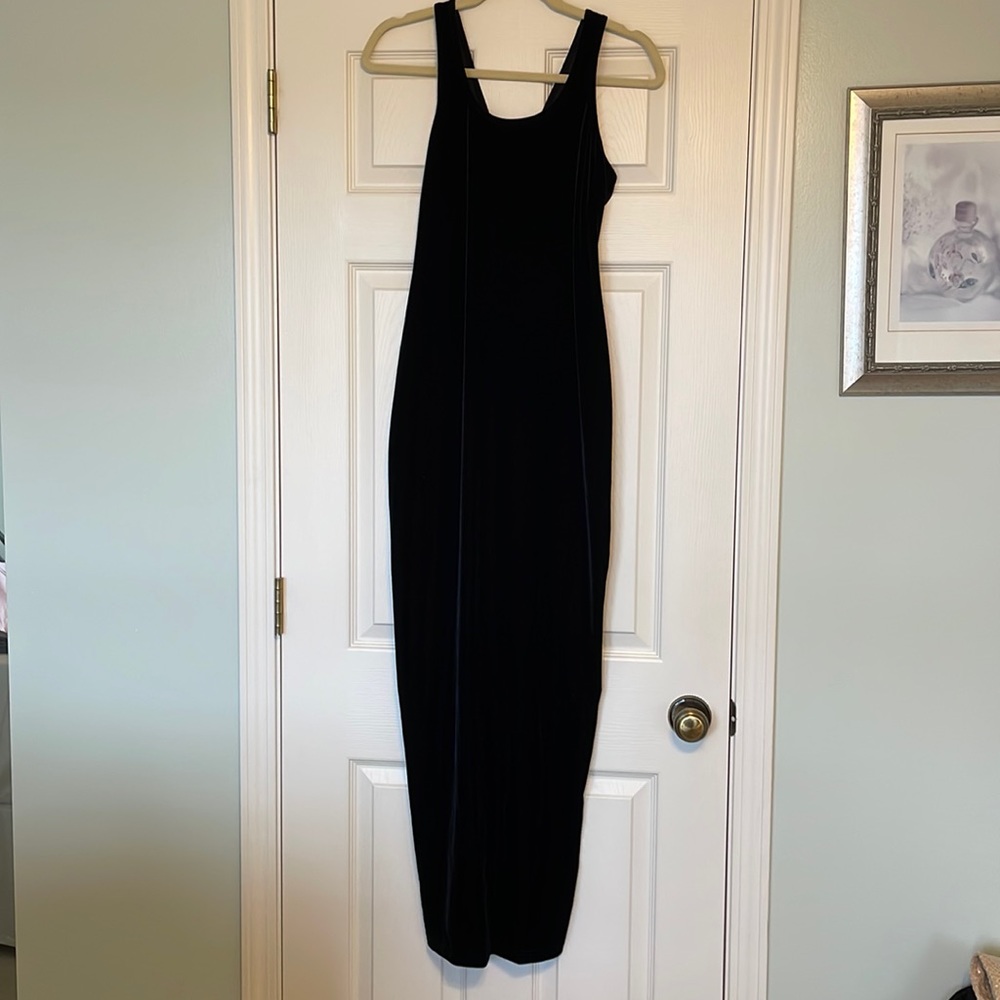 Long black dress